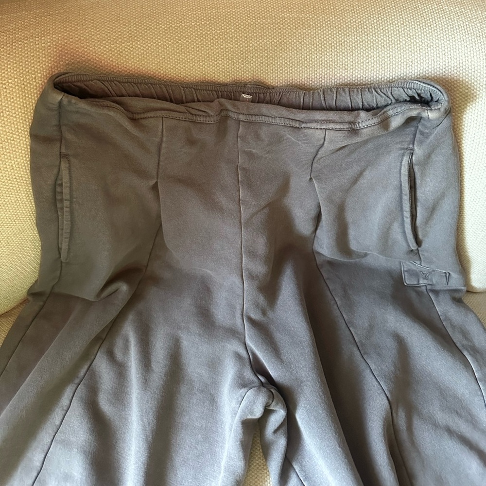 NWOT! FREE PEOPLE! 'Cheer On Joggers' in Gunmetal/gray! XL! Unique! - Picture 2 of 14